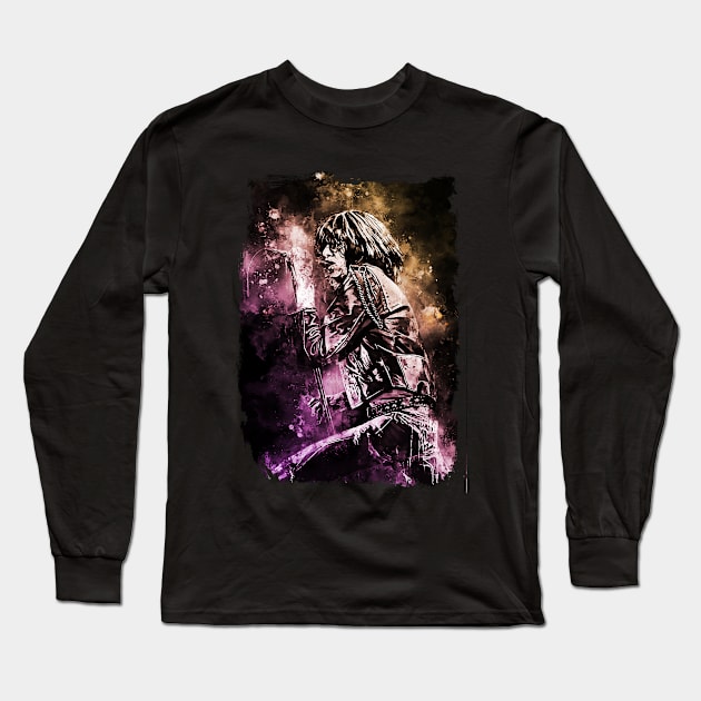 Joey Is a Punk Rocker Long Sleeve T-Shirt by DirtyWolf